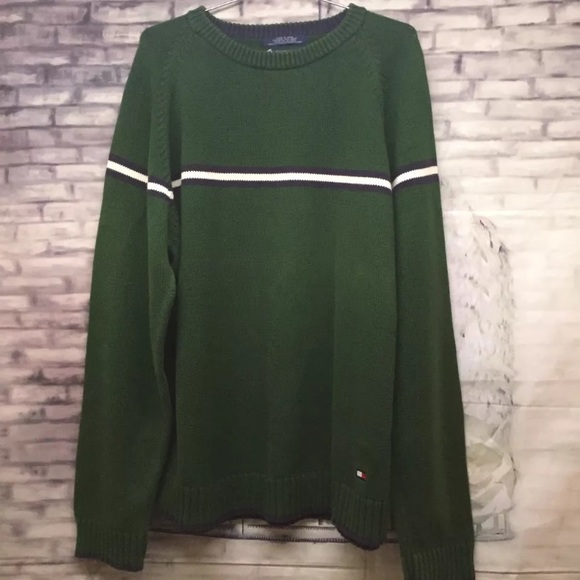 Tommy Hilfiger Other - Tommy Hilfiger Hunter Green Sweater size XL